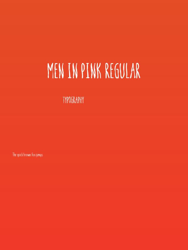 men in pink Regular Poster