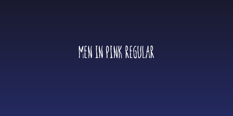 men in pink Regular Social Header