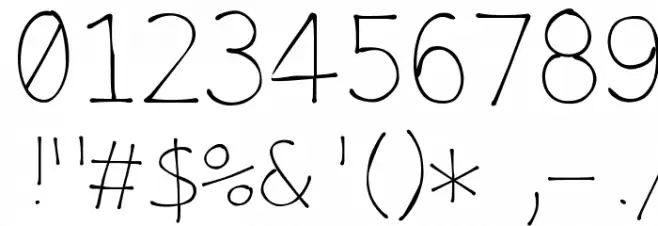 menlotus Font OTHER CHARS