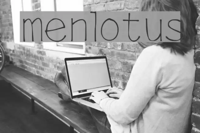 menlotus Font examples
