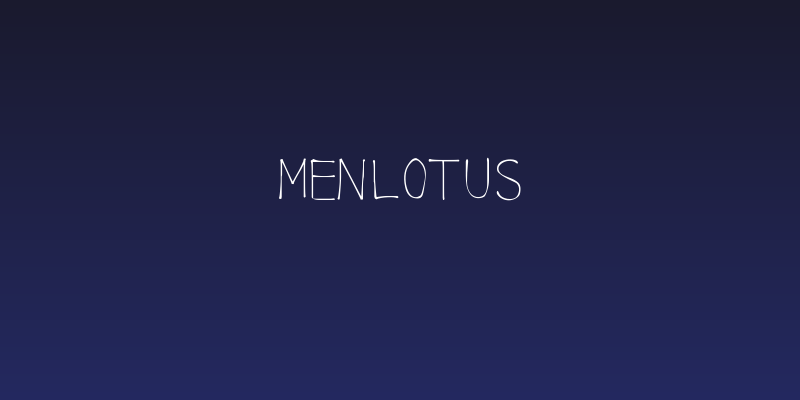 menlotus Social Header