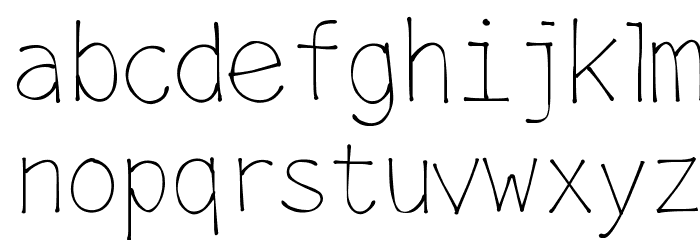 menlotus Font LOWERCASE