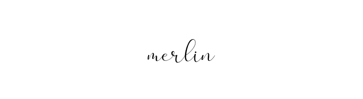 merlin  免费字体下载
