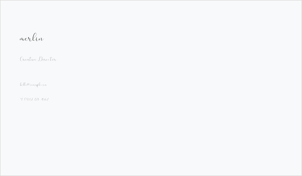 merlin Business Card