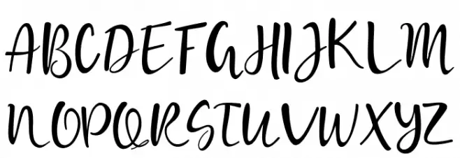 meryana Schriftart Groß