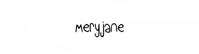 meryjane  les polices de caractères gratuit tlcharger