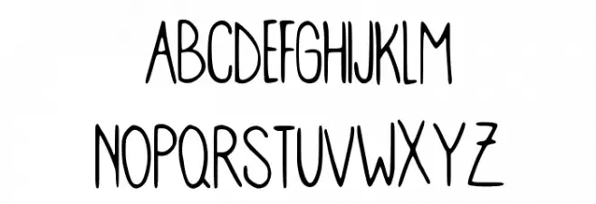 meryjane Schriftart Groß