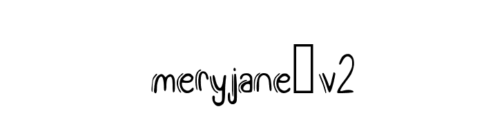 meryjane_v2  Free Fonts Download