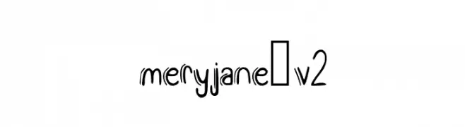 meryjane_v2  les polices de caractères gratuit tlcharger