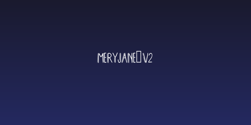 meryjane_v2 Social Header