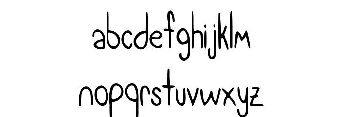 meryjane Font LOWERCASE