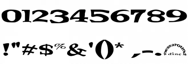 messaround Font OTHER CHARS