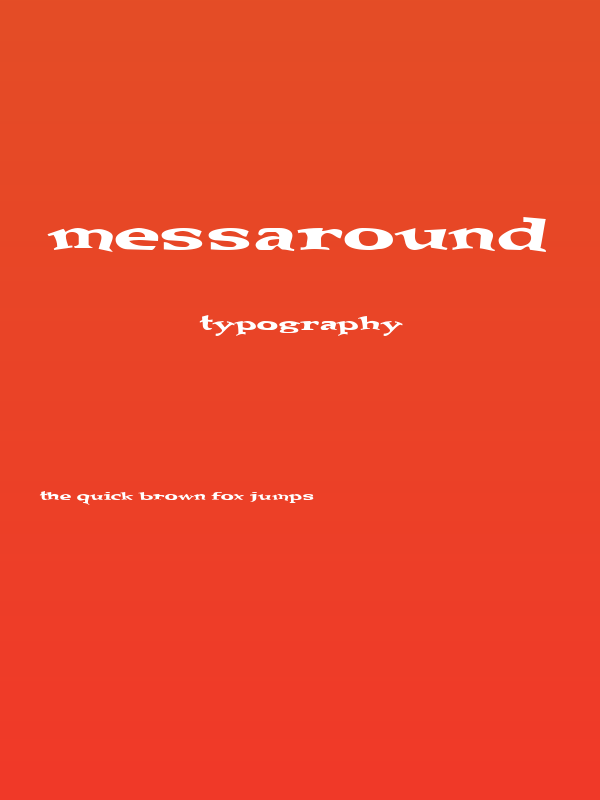 messaround Poster