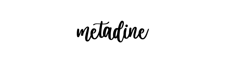 metadine  Free Fonts Download