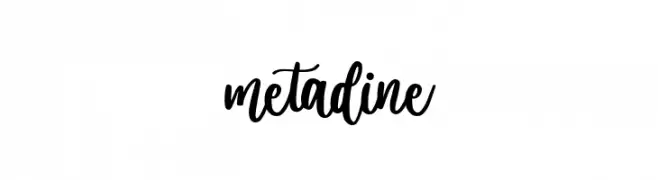 metadine  Frei Schriftart Herunterladen