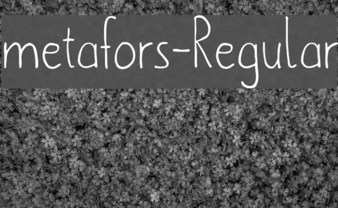 metafors-Regular Example 1