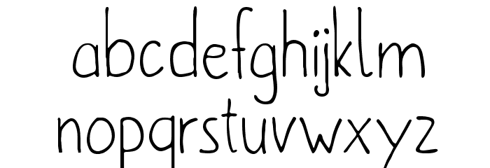 metafors-Regular Font LOWERCASE