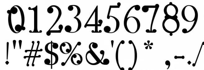 metalover Font OTHER CHARS