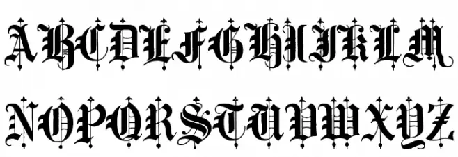 metalover フォント 大文字