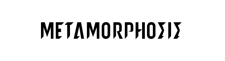 metamorphosis  font caratteri gratis