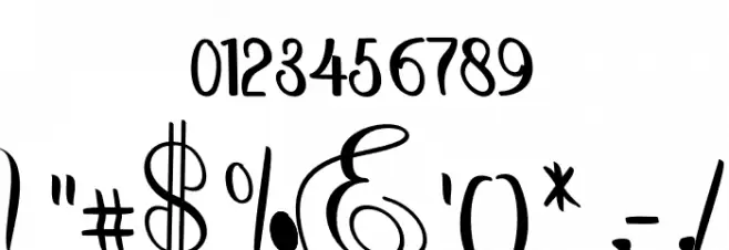 metric Font OTHER CHARS