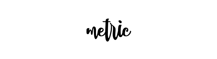metric  لخطوط تنزيل