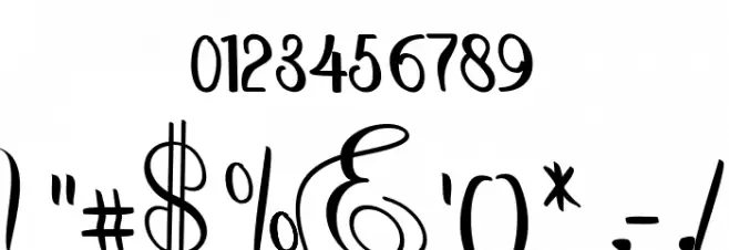 metric Font OTHER CHARS