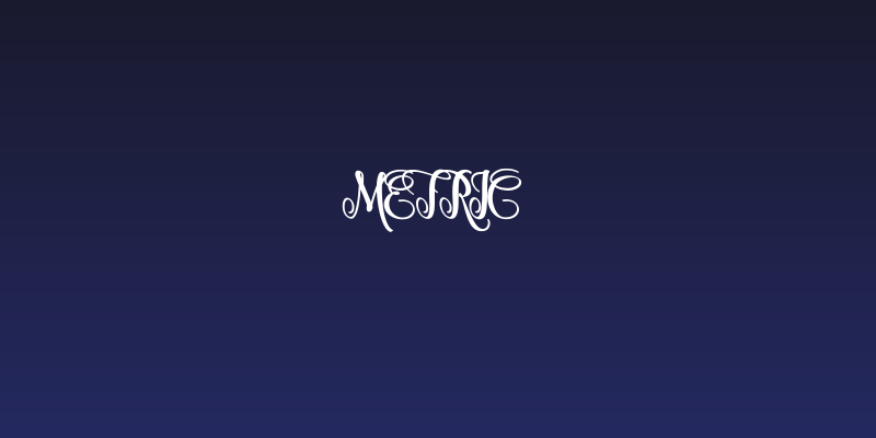 metric Social Header