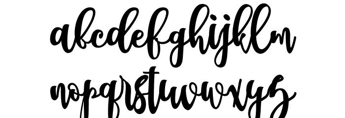 metric Font LOWERCASE