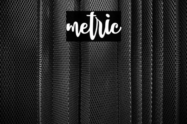 metric Font examples