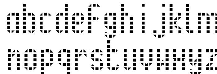 metro Font LOWERCASE