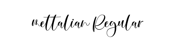 mettalian Regular  لخطوط تنزيل