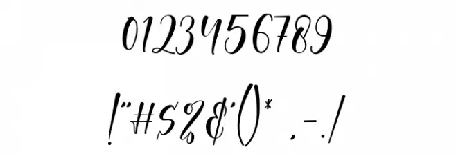 mettalian Regular Font OTHER CHARS