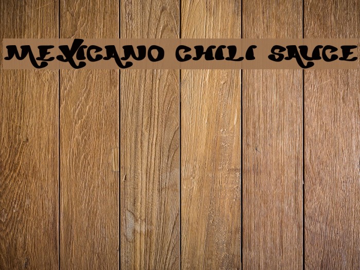 mexicano chili sauce Example 3