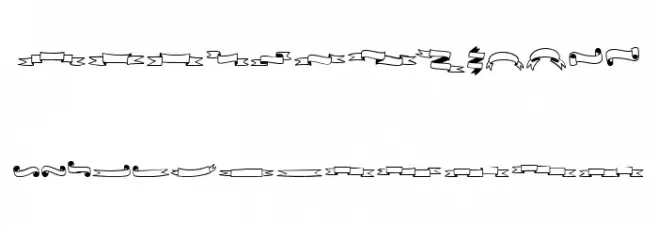 MF 26 Banners Font OTHER CHARS