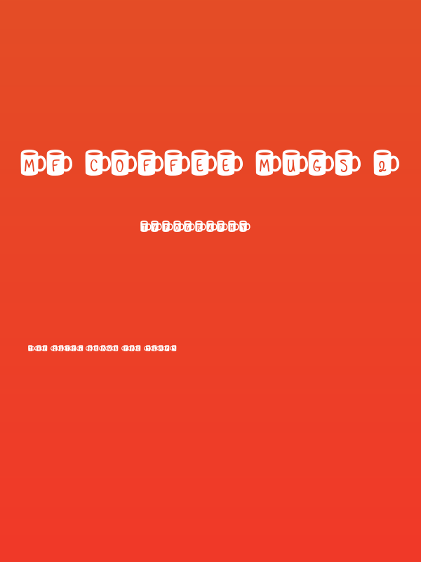 MF Coffee Mugs 2 Poster