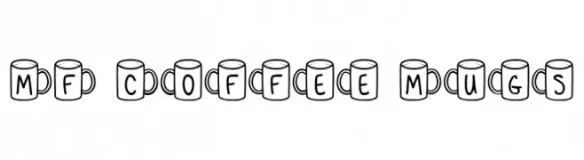 MF Coffee Mugs  नि: शुल्क फ़ॉन्ट्स डाउनलोड