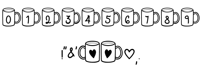 MF Coffee Mugs Polices AUTRES CHARS