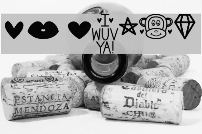 MF Dings 2 Font examples