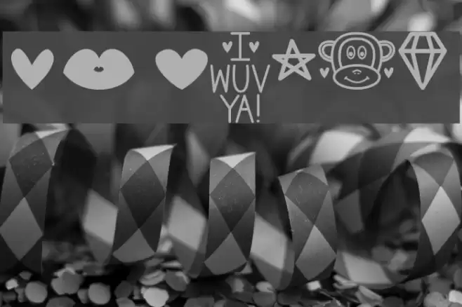 MF Dings 2 Font examples