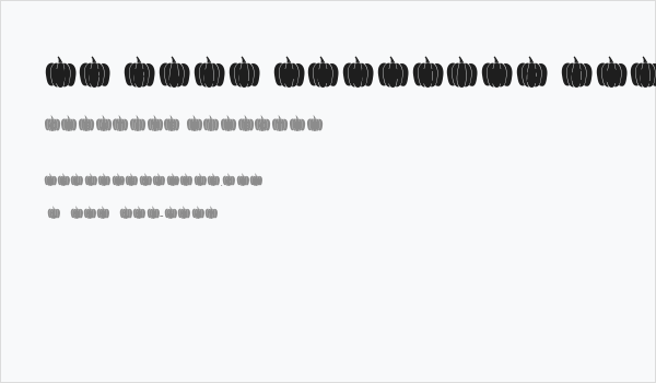 MF Fall Pumpkins Color Regular Business Card