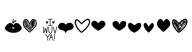 MF Love Dings  Frei Schriftart Herunterladen