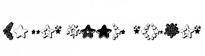 MF Star Dings 2 Regular  Frei Schriftart Herunterladen