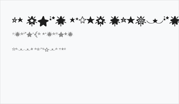 MF Star Dings Regular Business Card