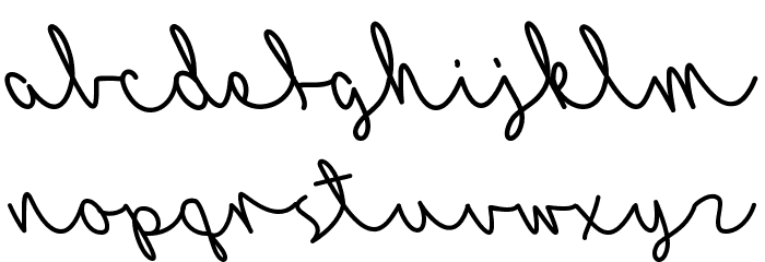 Mf Autumn Breeze Font LOWERCASE