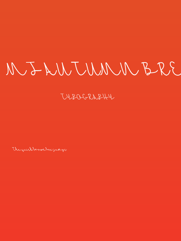 Mf Autumn Breeze Poster