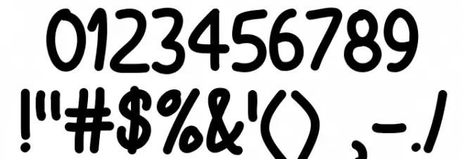 Mf Be Yourself Font OTHER CHARS