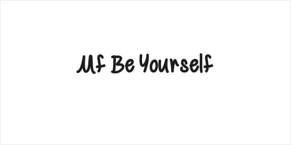 Mf Be Yourself Logo