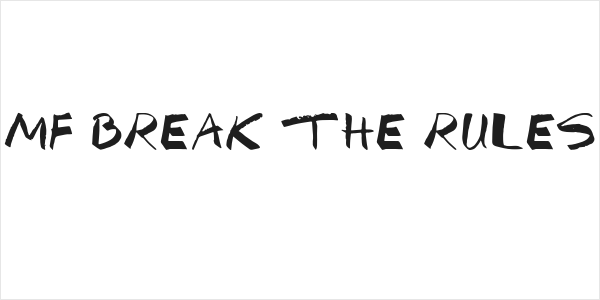 Mf Break The Rules Logo
