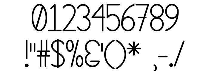 Mf Candy Font OTHER CHARS